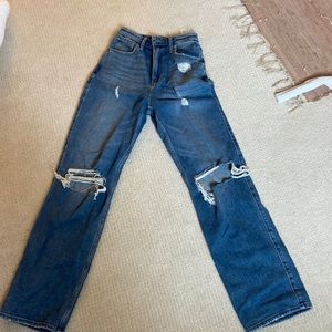 Hollister mom fit jeans